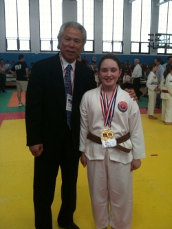 Me_Grand Master Cho at TKD tourny