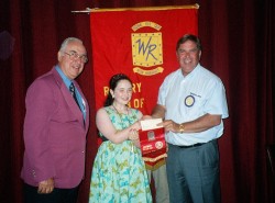 W.R. Rotary Club donation. Thank You!!