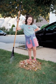 Back to reality-Helping with yard work