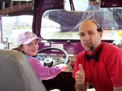 Driving Duck boat