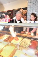 Searving Icecream at Cold Stone Creamery-Charlestown